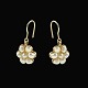 14k Gold Ear 
Hooks with 
Oriental 
Pearls.
L. 2,8 cm. / 
1,10 inches.
Width 1,4 cm. 
/ 0,55 ...