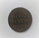 Norway. Frederick the 6th coin. Copper 4 skilling courant 1809