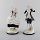 Royal Dux. 
Dancing rococo 
couple in 
porcelain. 
1940's.
Stamped.
In very good 
condition.
The ...