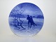 Bing & Grondahl 
Christmas Plate 
from 1927 - Ice 
skaters.
Factory first.
Diameter 18 
...