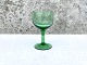 Holmegaard, 
Nyhavn, Green 
white wine 
without gold 
border, 11cm 
high, 6cm in 
diameter, 
Design ...