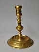 Naestved 
chandlestick in 
brass, 18/19. 
century 
Denmark. Round 
foot with 
profiled stem. 
H: 16 ...