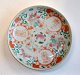 Chinese famille 
rose plate, 
19th century. 
Decorated with 
signs and 
flowers. 
Stamped. 
Diameter: ...