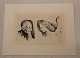 # 54. 1898 Test 
Plate with old 
man’s head 
after Vautier 
Angel head 
after L. di 
Credi Printed 
in ...
