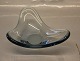 Holmegaard 
Fionia 3-sided 
bowl  8 x 21 cm 
-693 gram Akva 
14736 Aqua
Danish Art 
Glass Pet 
Lutken