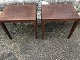 Haslev tables 
in mahogany 
veneer. 
Measurements: H 
45 cm x L 47 cm 
x W 35 cm. Some 
small traces 
...