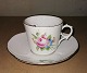 "Beard cup" 
from B&G: Cup 
and saucer in 
porcelain with 
flower 
decoration from 
Bing & Grondahl 
in ...