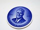 Aluminia - 
Royal 
Copenhagen 
miniature plate 
with American 
President, 
Franklin 
Roosevelt ...
