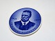 Aluminia - 
Royal 
Copenhagen 
miniature plate 
with American 
President, 
Thedore 
Roosevelt ...