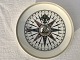 Royal 
Copenhagen, 
compass, 1977, 
20.5cm in 
diameter, 
Inscription: 
Johan Philip 
Weilbach ...