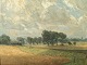 Bang Sørensen. 
Landscape 
Painting, oil 
painting on 
canvas. 
Designated 
Nivaa 1951. 
Dimensions: ...