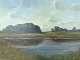 Rasmus 
Sørensen. Oil 
painting on 
canvas. signed 
RS and with 
brass plaque: 
Rasmus 
Sørensen. ...