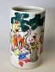 Chinese painted 
porcelain brush 
cup, 20th 
century. 
Decorated with 
sages. 
Polychrome 
decorated. ...