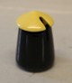 Mustard jar 
with lid 8 cm 
Kongo Retro 
from Kronjyden 
Randers Yellow 
and black.  In 
mint and nice 
...