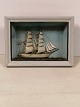 Sailor's work 
half ship Klara 
Andrea Fanø 
1891 Measures 
15 x 21 cm with 
frame.