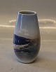 Lyngby 101-1-79 
Vase 14 cm 
Scenery at the 
seaside
 Marked with a 
Royal Crown 
Handpainted, 
...
