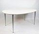 Dining table 
with white 
laminate and 
steel legs of 
danish design. 
The table is in 
great vintage 
...