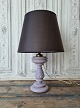 Lavender-
colored opaline 
oil lamp 
converted to 
electricity.
Height incl. 
socket 36 cm.
The ...