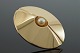 Hans Hansen 
jewellery. 
Hans Hansen; 
An oval brooch 
made of 14k 
gold, set with 
a pearl #107. 
...