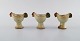 Lisa Larson for 
Gustavsberg. 
Three glazed 
ceramic egg 
cups from the 
"Easter" series 
designed as ...