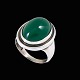 A.F. Rasmussen 
- Denmark. 
Sterling Silver 
Ring with Green 
Agate.
Designed and 
crafted by A.F. 
...