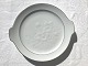 Bing & 
Grondahl, White 
Christmas Rose, 
Dish with 
handle # 304, 
28cm in 
diameter, 2nd 
sort * Nice ...
