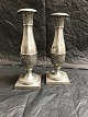 Pair of Pewter 
Candlesticks , 
ca 1820 - 40