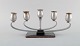 Cohr, Denmark. 
Five-armed 
candle holder 
in stainless 
steel. Mid 20th 
century.
In very good 
...