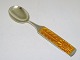 Anton Michelsen guilded sterling silver, Christmas spoon from 1967.Designed by Paul Rene ...