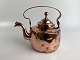 Copper kettle 
with hang hook 
and flap on 
spout. Signed 
Haagensen. 
1800s. 
Height for lid 
knob: ...