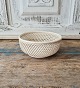 1800s braided 
cream colored 
faience bowl 
Height 5.5 cm. 
Diameter 12.5 
cm