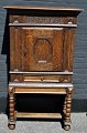 Danish baroque 
hanging cabinet 
in oak, 1773. 
Later mounted 
as pillar 
cabinet. With 
drawer. ...