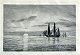 Locher, Carl 
(1851 - 1915) 
Denmark: 
Sailboats at 
sea. Etching. 
Signed 1893. 23 
x 33 ...