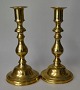 Pair of Danish Empire candlesticks, 19th century Height: 19 cm.