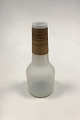 Kastrup 
Glassworks 
Opaline Carafe 
with bamboo 
wrapping. 
Measures 26 cm 
/ 10 15/64 in.