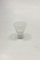 Kastrup 
Glassworks 
Opaline Dram 
Glass. Jacob E. 
Bang 1957. 
Measures 7.8 cm 
/ 3 5/64 in.
