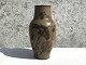 Bornholm 
pottery, 
Hjorth, Brown 
stoneware, Vase 
with birds, 
26cm high, 14cm 
in diameter * 
Nice ...