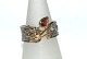Designers Favorites ring, Sterling silver 226Black Rhodium and 18 karat gold platingRing ...