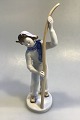 Lomonosov 
Figurine Boy 
with ski 
Measures 24 
cm(9 29/64 in)