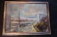 Painting made 
by Dea Enna
Oil on canvas, 
newframed
Motiv: 
Egernsund Havn 
(Egernsund 
harbour), ...
