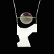 Robert Jacobsen 
(1912-1993). 
Sterling Silver 
Pendant / 
Necklace with 
Amethyst #30.
Designed by 
...