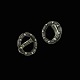 Georg Jensen. 
Iron Ear Clips 
with 
Silverball&#8203;s 
#5012 - Arno 
Malinowski
Designed by 
Arno ...