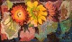 Ragnar Ring, 
Swedish 
painter. Oil on 
board. 
Arrangement 
with flowers. 
Dated 1970.
The board ...