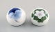 Bing & Grondahl 
/ B&G. A pair 
of early art 
nouveau table 
card holders in 
porcelain with 
flowers. ...