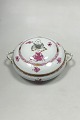 Herend Hungary 
Apponyi Purple 
Lidded Dish No 
84. Measures 28 
cm / 11 1/32 
in.