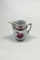 Herend Hungary 
Apponyi Purple 
Creamer No 635. 
Measures 9 cm / 
3 35/64 in.