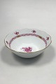 Herend Hungary 
Apponyi Purple 
Bowl No 564. 
Measures 20 cm 
/ 7 7/8 in.