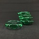 Diameter 8-9 
cm.
They are all a 
bit different.
Miniature 
Selandia dishes 
in sea green 
glass ...