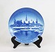 Christmas 
plate, 
"Kronborg, 
Helsingør" by 
Magrethe 
Hyldahl from 
1950 for Bing 
and ...