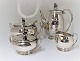 Evald Nielsen. 
Silver 
tableware 
(830), 
consisting of 
teapot, coffee 
pot, cream jug 
and sugar ...